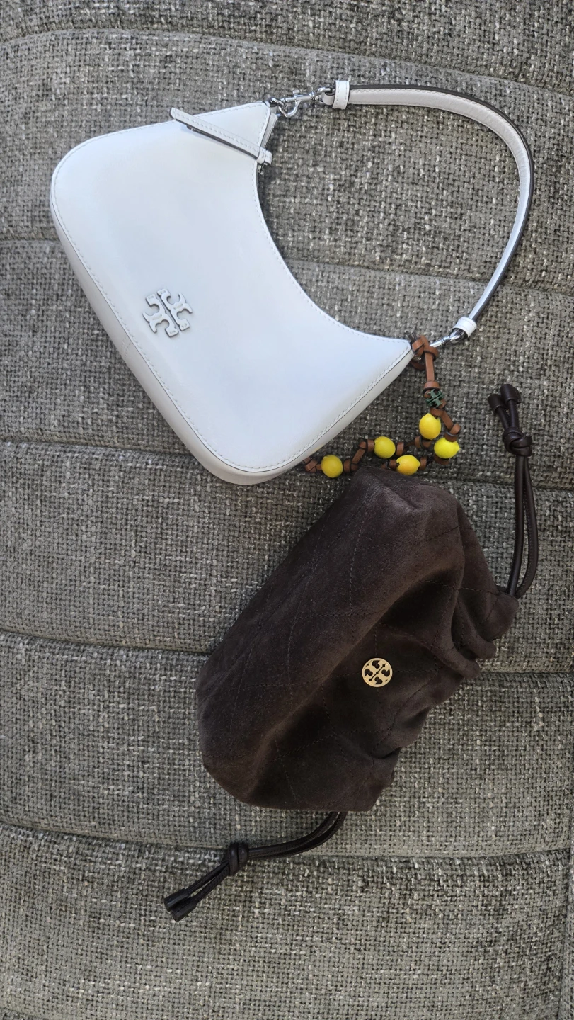 Tory Burch White Hobo Bag with Dust Bag - photo 2