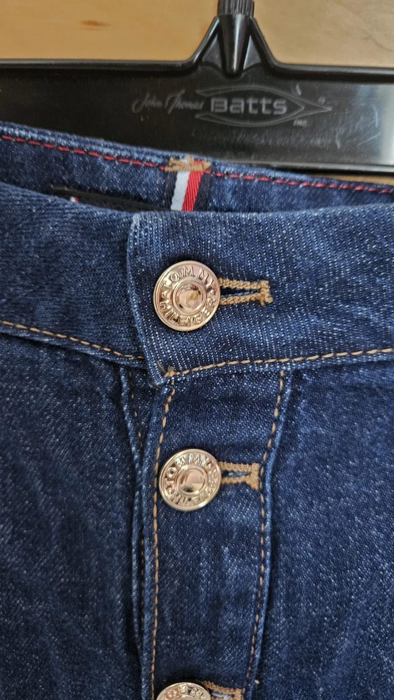 Tommy Hilfiger Denim Button-Front Skirt - photo 3