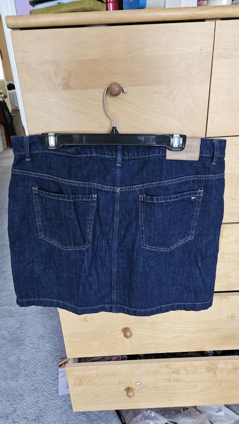 Tommy Hilfiger Denim Button-Front Skirt - photo 5