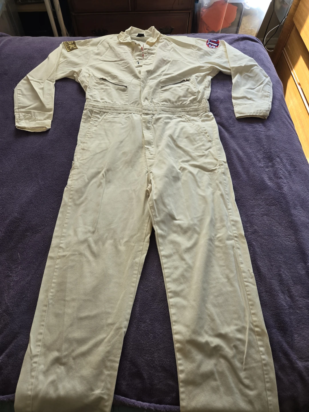 Vintage pit crew jumpsuit