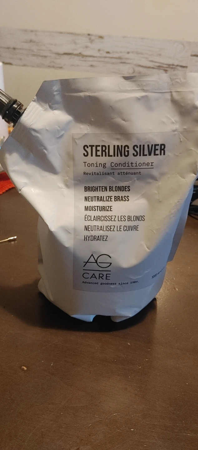 Sterling Silver toning conditioner & shampoo