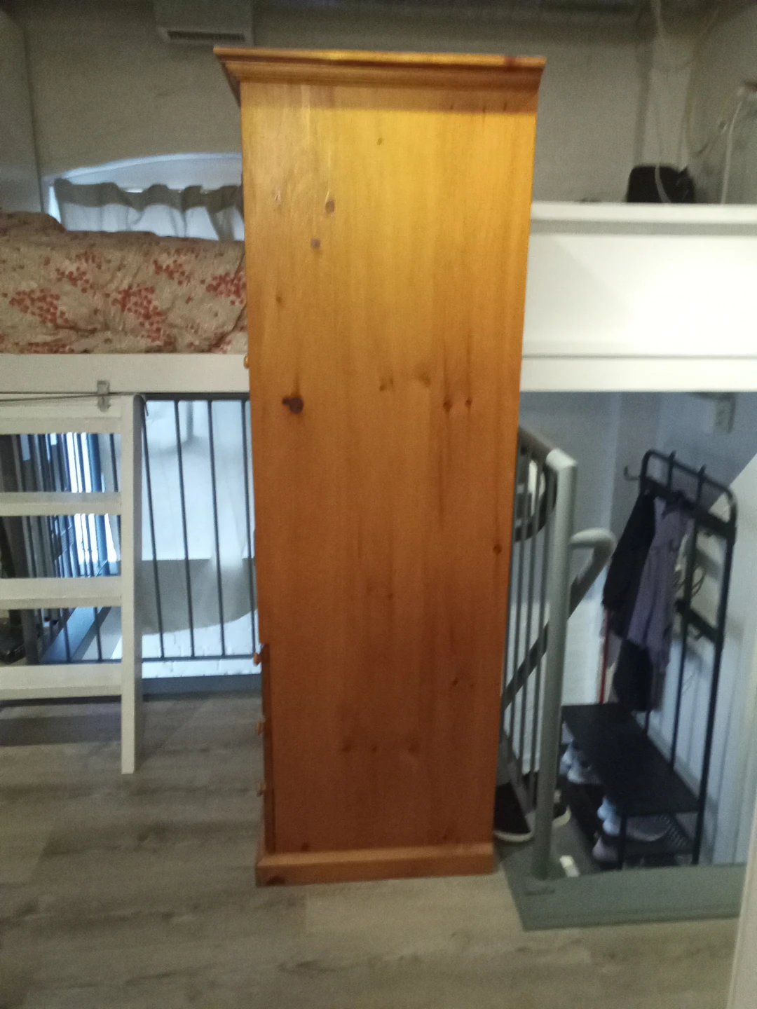 Pine Armoire with Drawers - photo 3