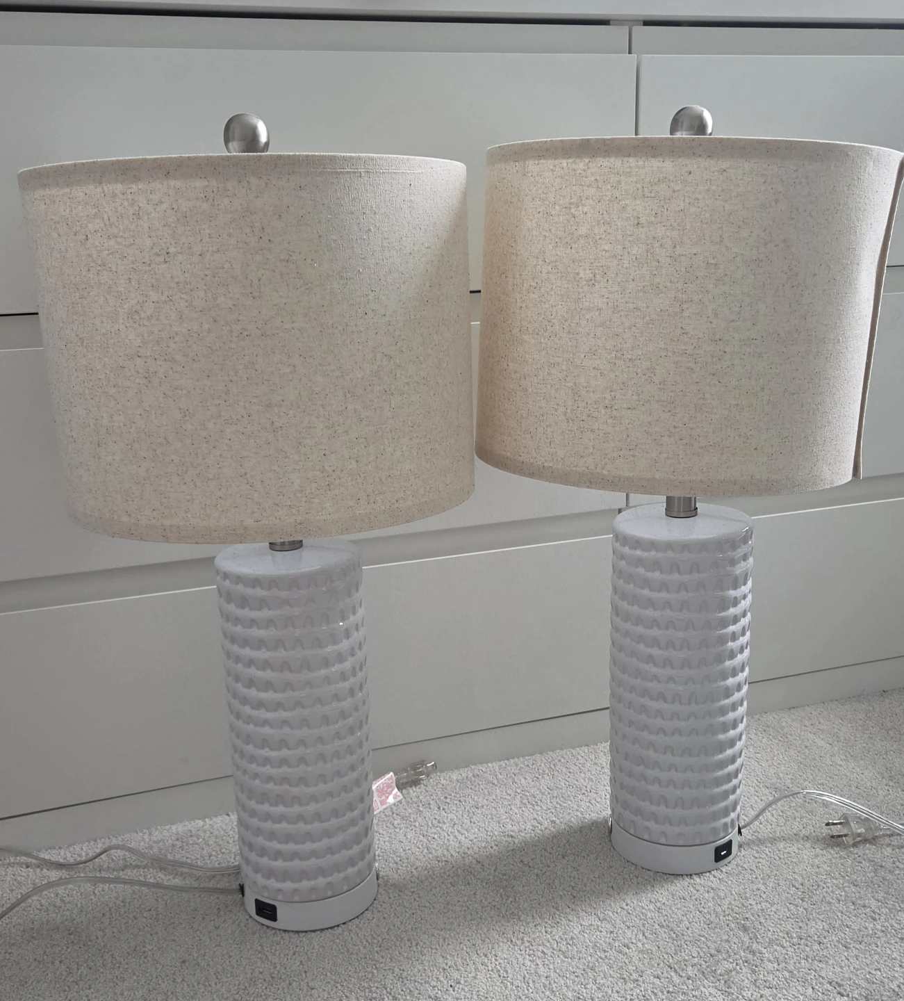 White Ceramic Table Lamps