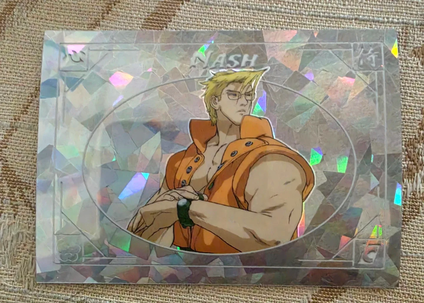 Street Fighter Alpha Warriors Dreams Trading Card - Nash 24/50