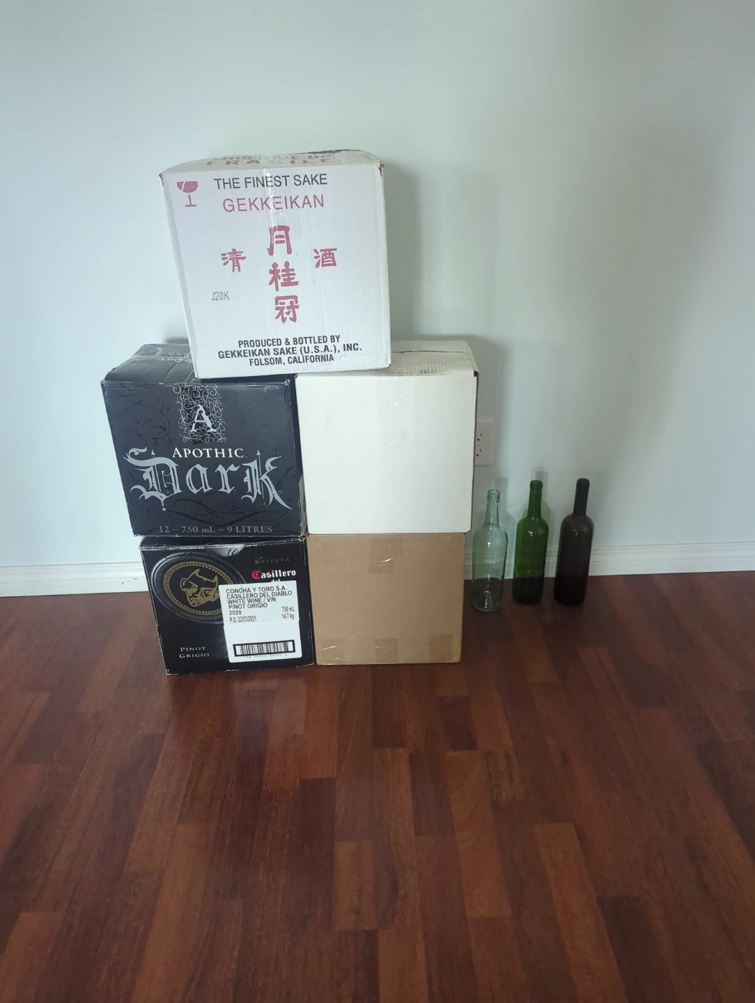 Wine bottles for sale