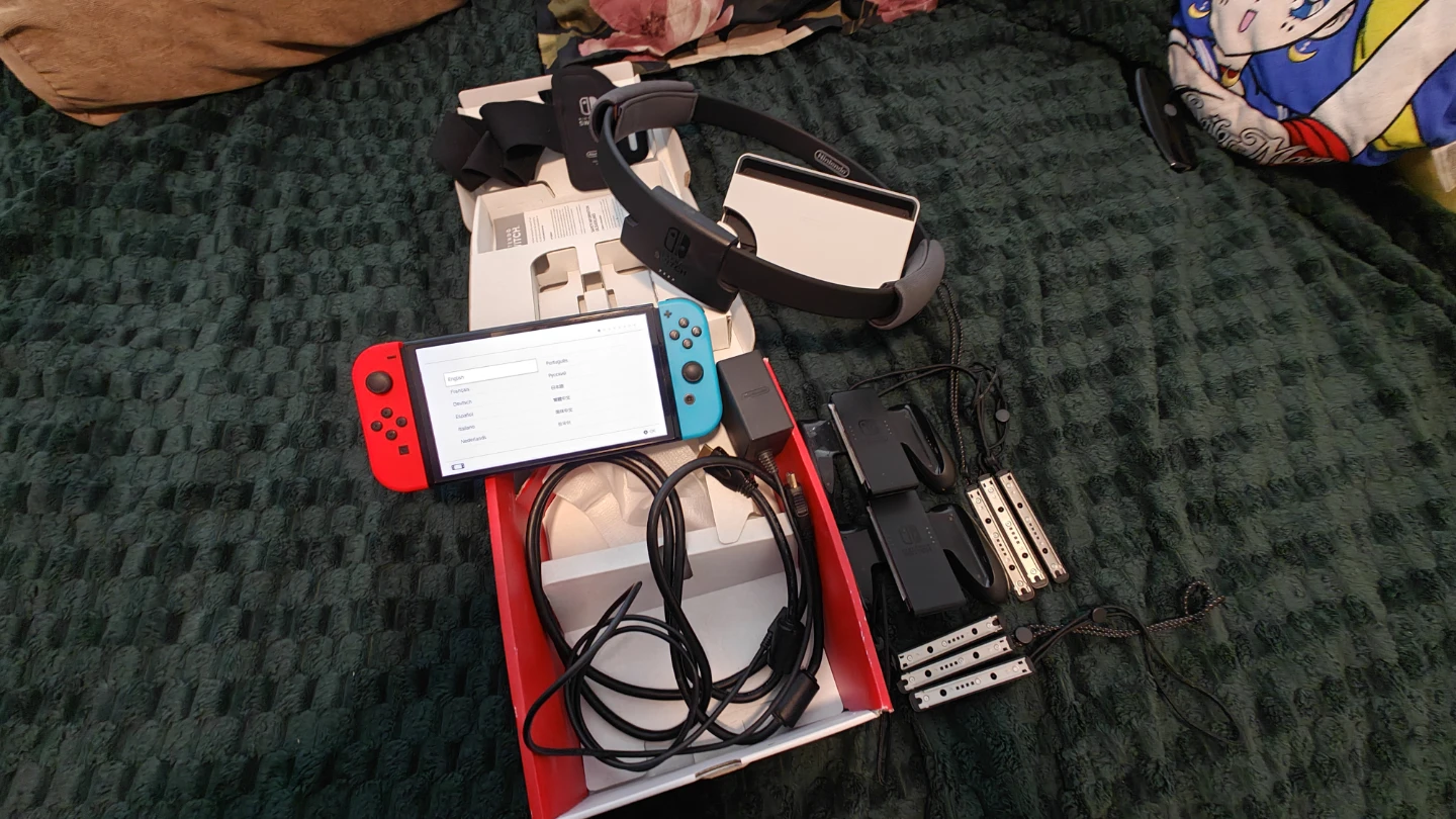 Switch OLED Console & Accessories + Ring Fit