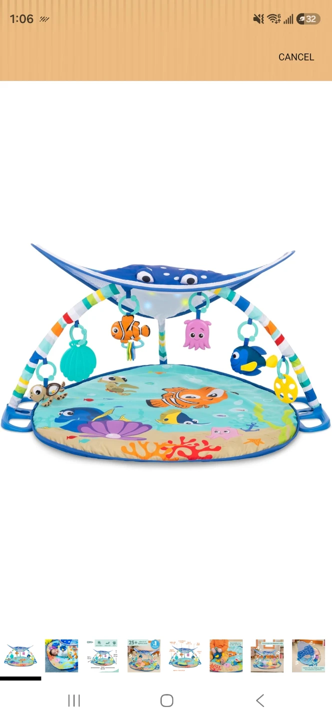 Baby Einstein Finding Nemo Activity Gym - photo 2