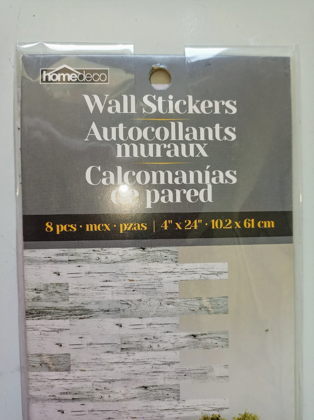 Homedeco Wall Stickers - 8 pcs - 4" x 24"