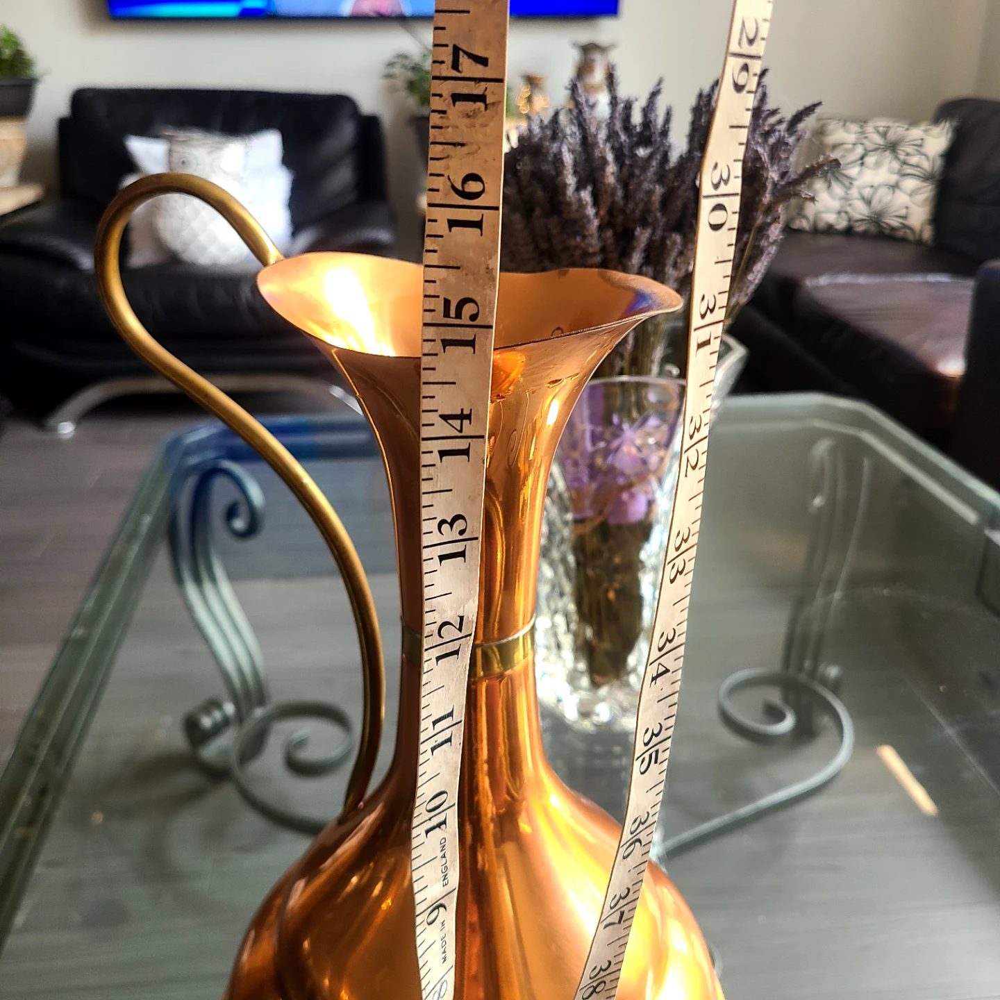 Copper Pitcher Vase - photo 4