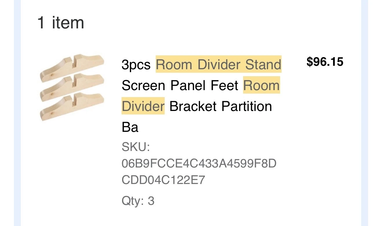 VEVOR 6-Panel Wood Room Divider Screen 66.9" x 95.3" - photo 4
