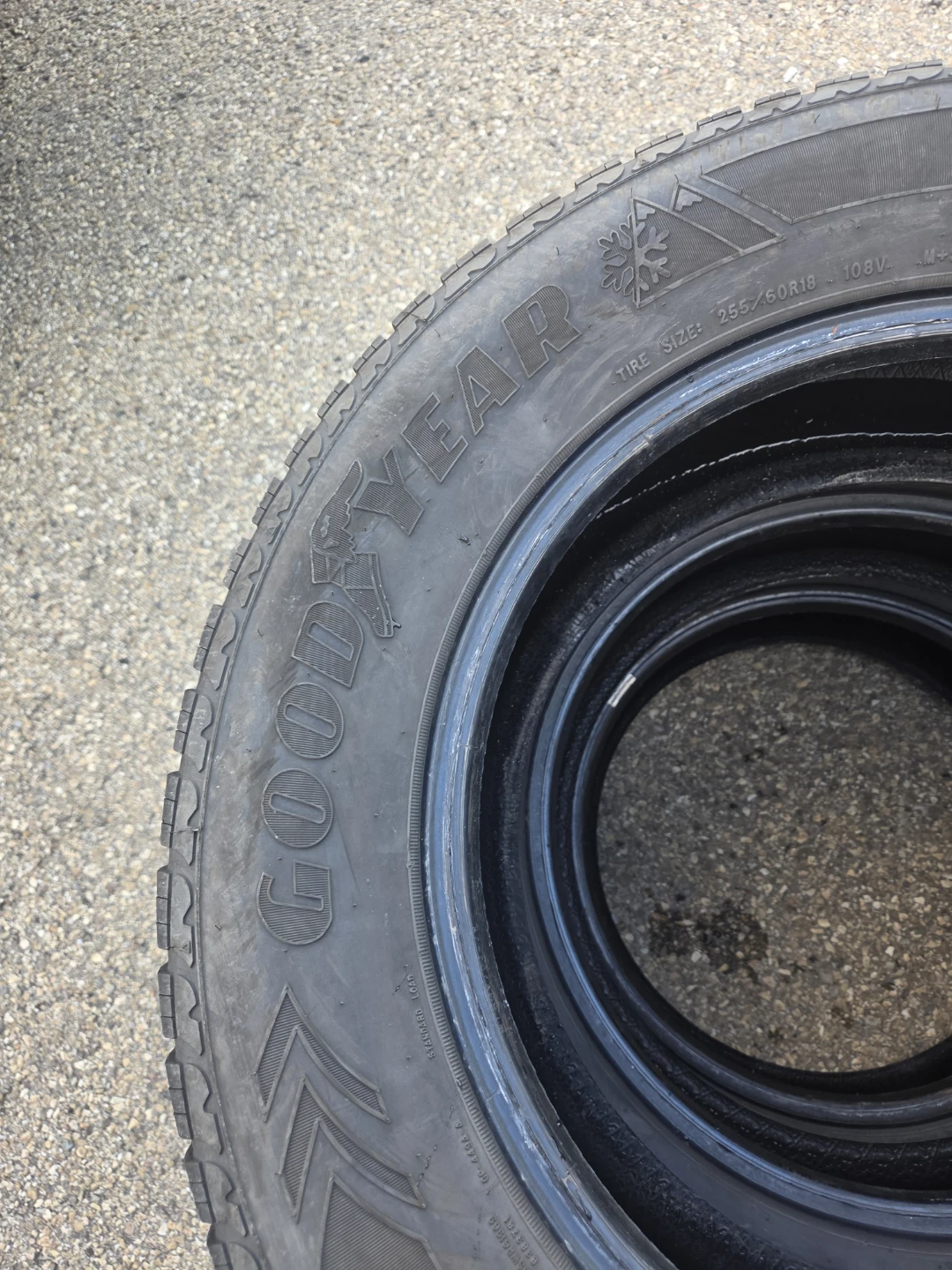 3 Goodyear Eagle Winter Tires - 255/60R18 - photo 2