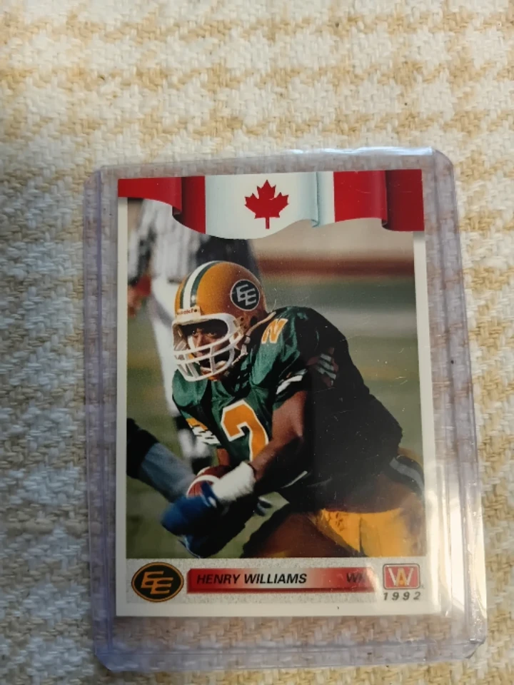 1992 Wild Card Henry Williams Football Card