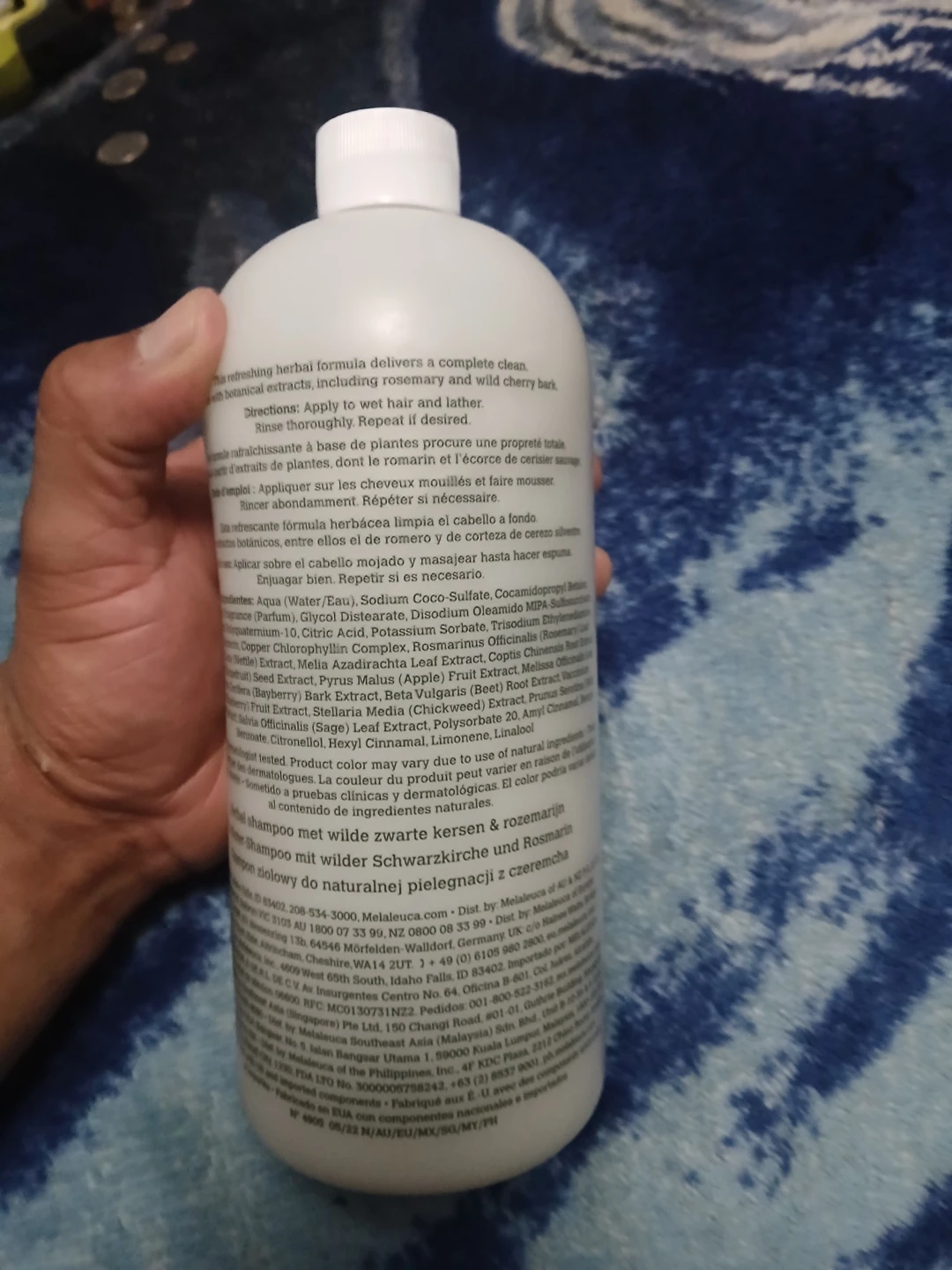 Melaleuca Herbal Shampoo Cherry Bark & Rosemary 32 oz - photo 2