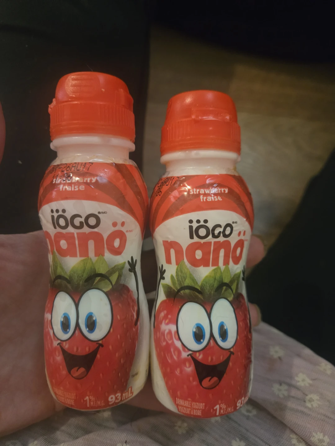 iögo nano Strawberry Drinkable Yogurt 2 x 93ml