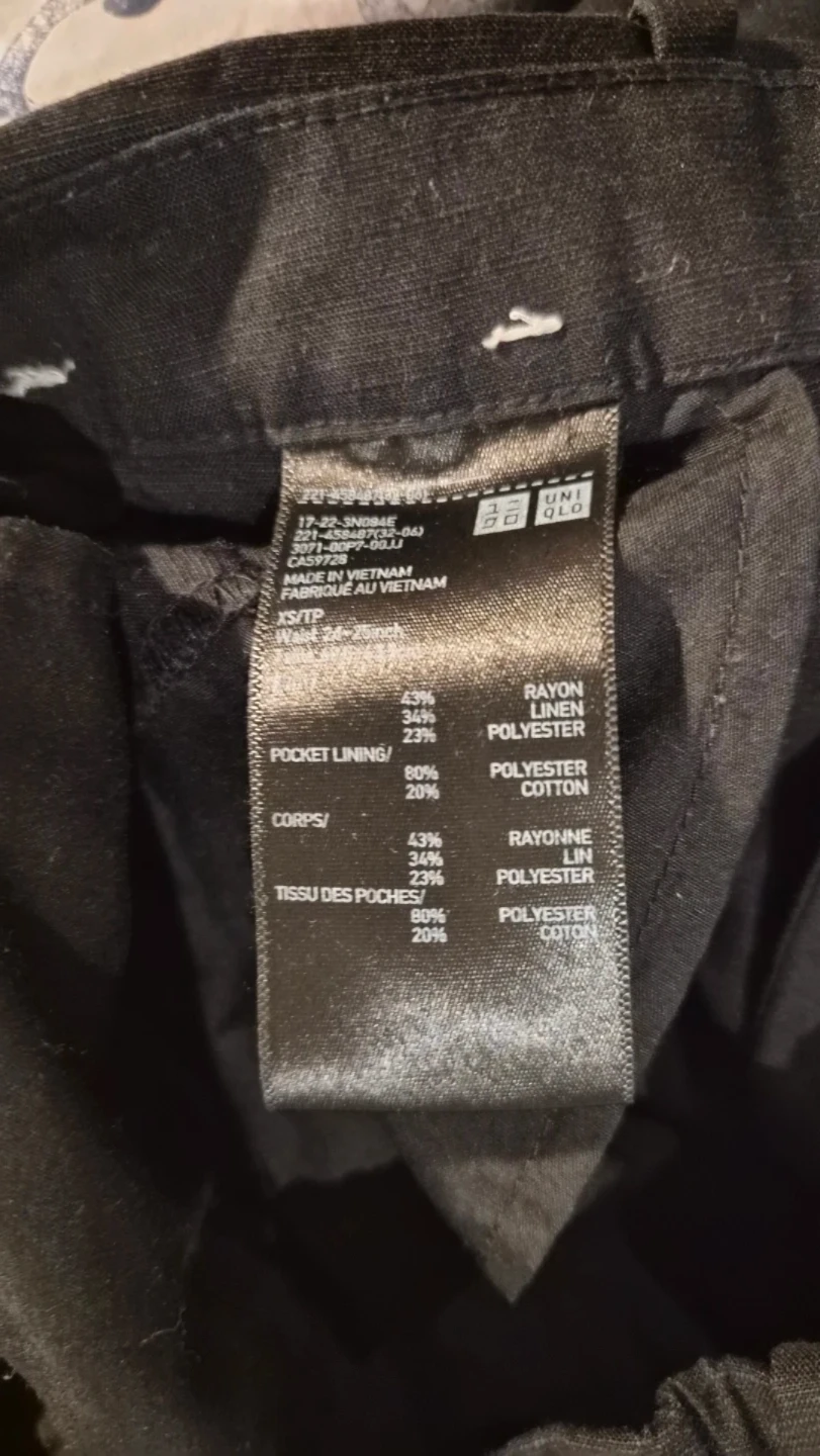 Uniqlo Black Wide Leg Pants - photo 2