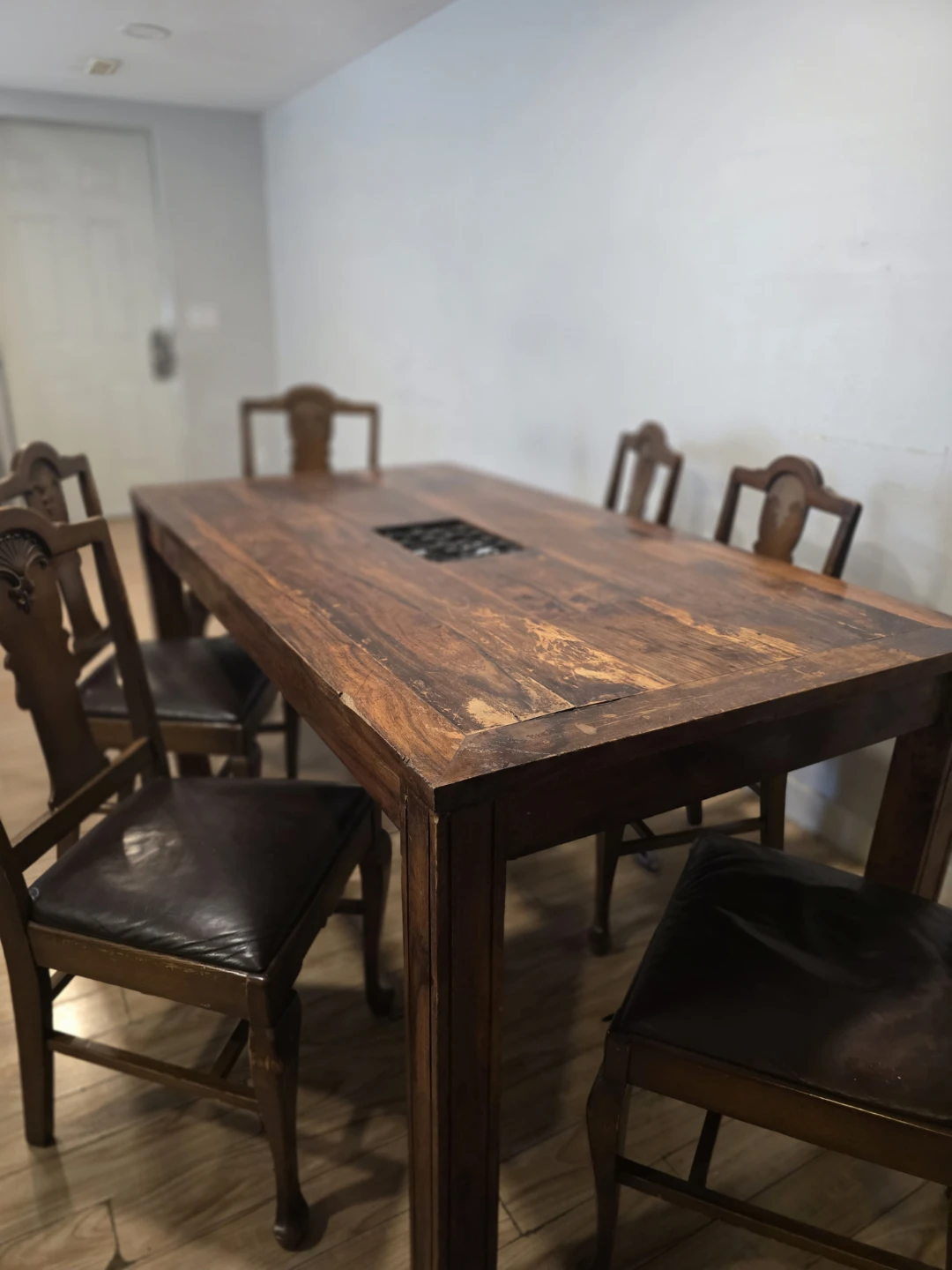 Wooden Dining Table with 6 Chairs - photo 4