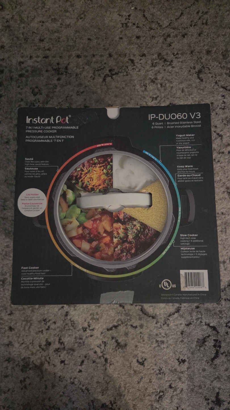 Instapot Multiuse w/ Cookbook - photo 3