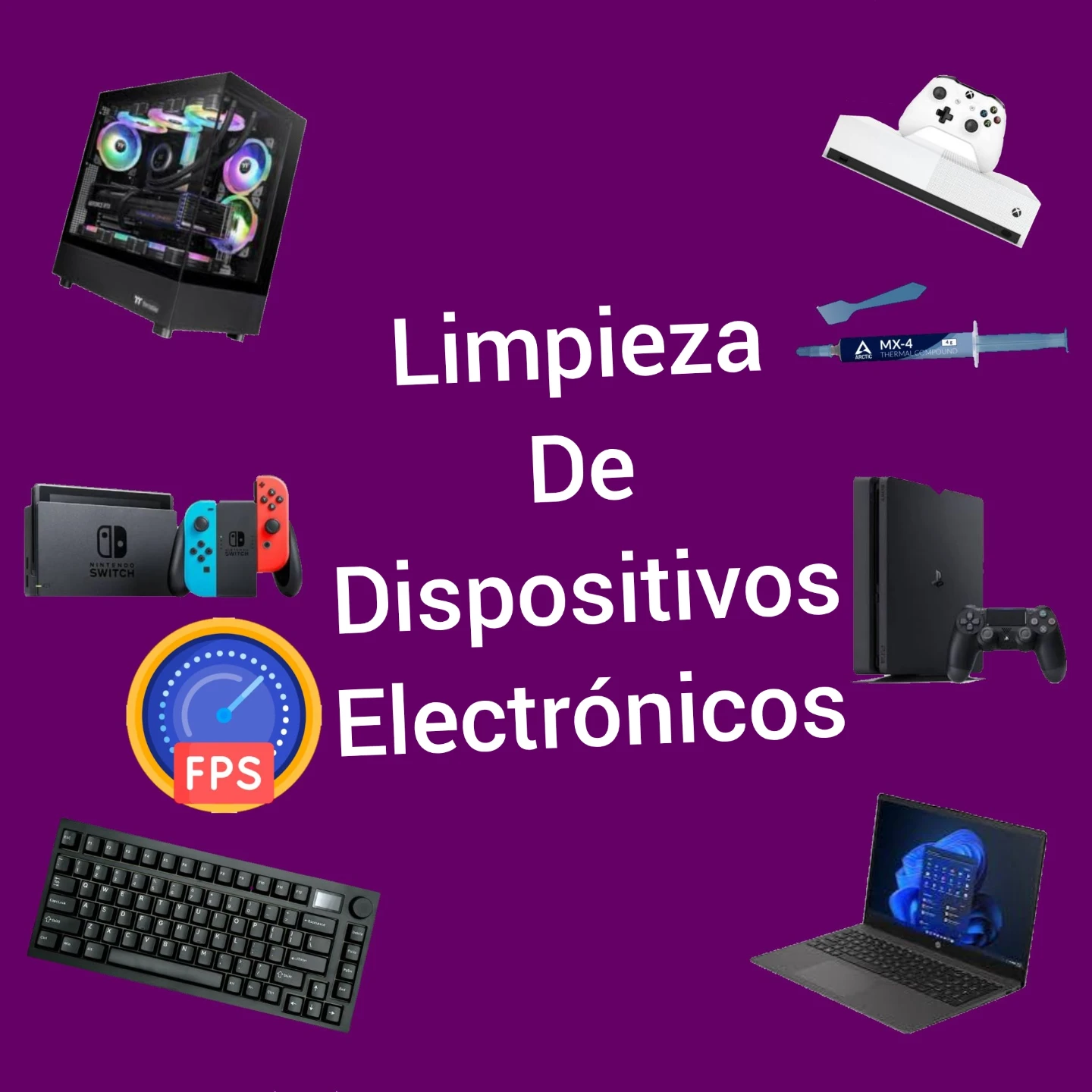Ofrecemos servicios de limpieza de electrónicos