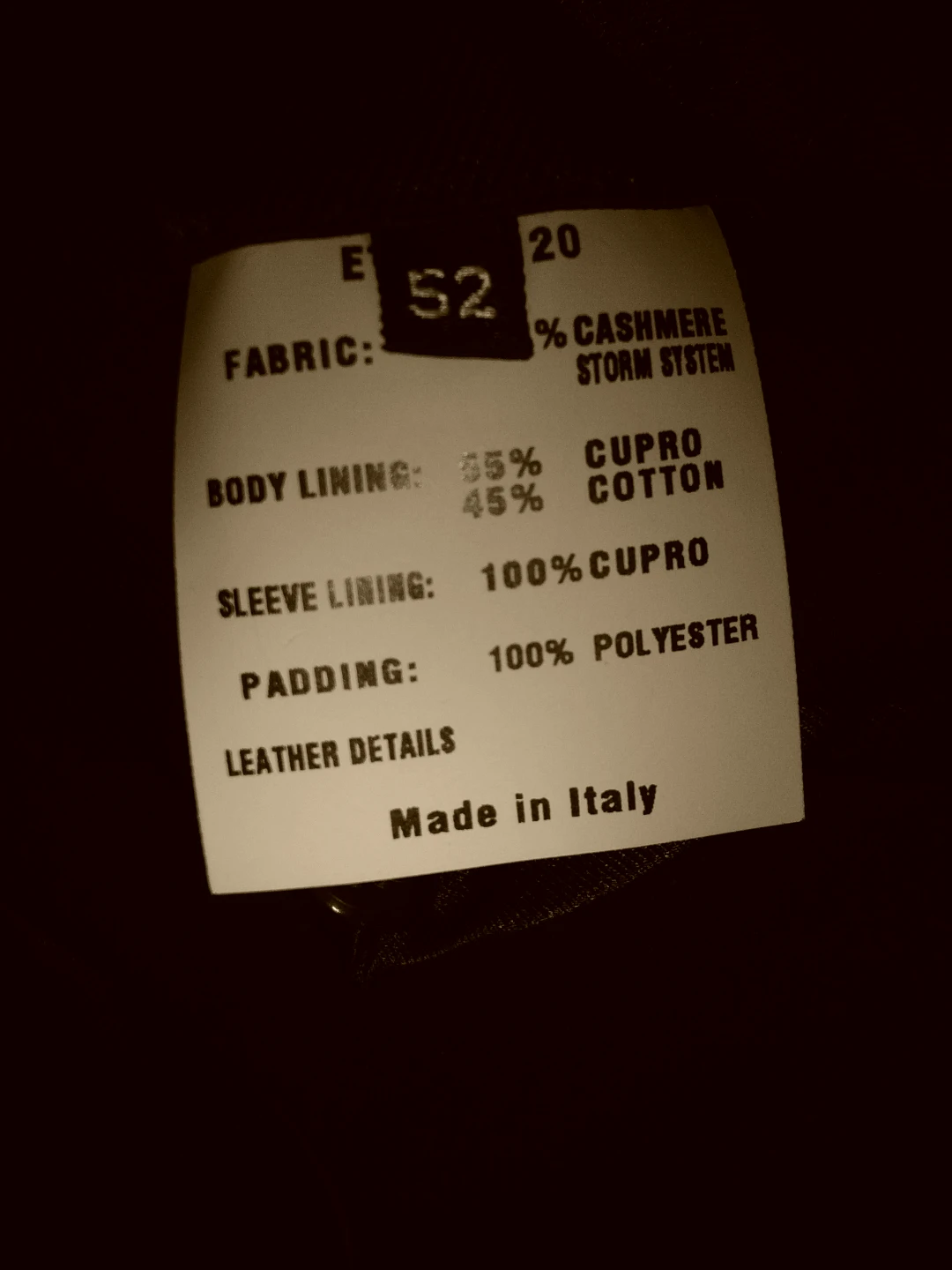 Tom Ford 100% cashmere black coat size 52 - photo 2