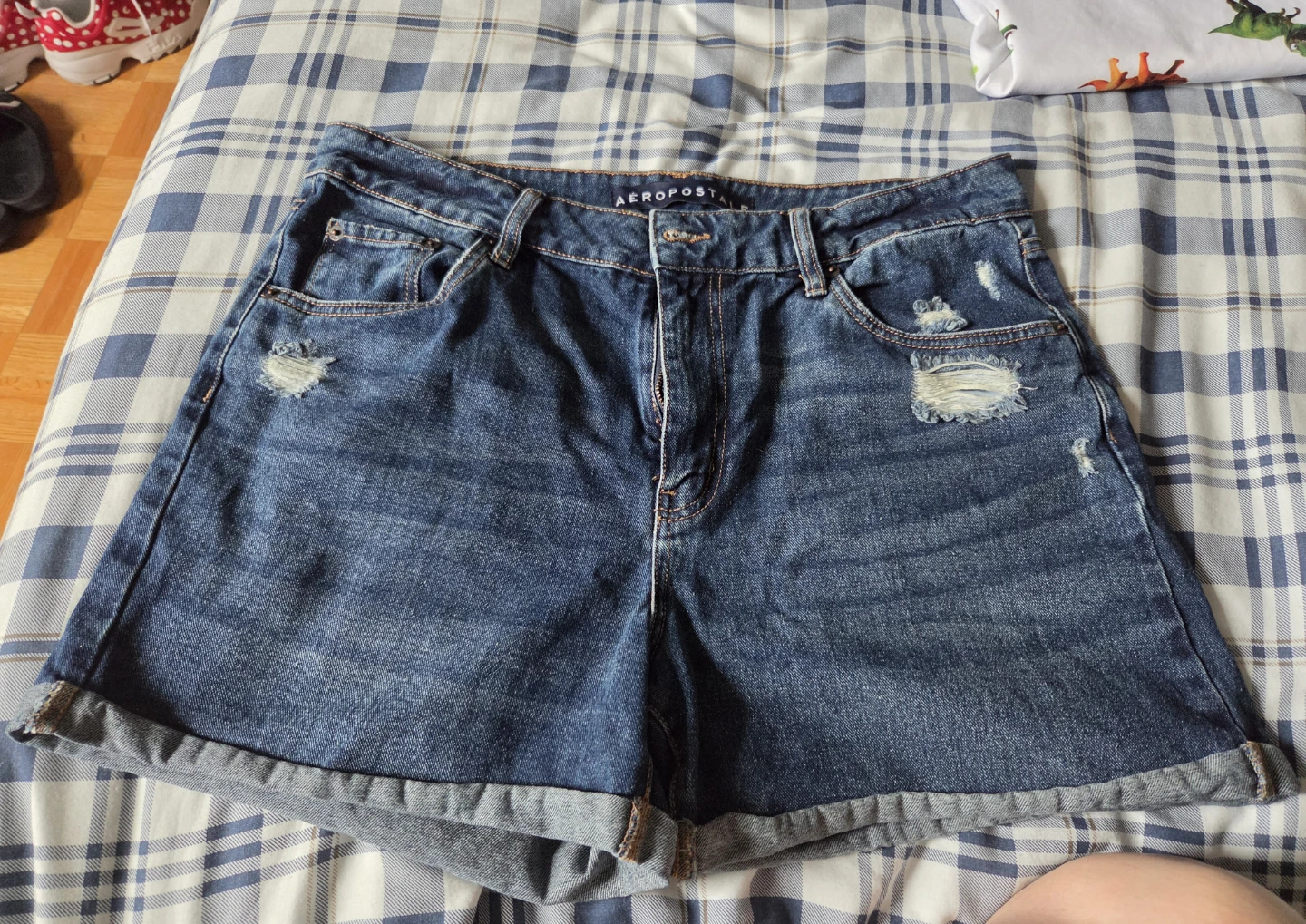 Aeropostale High Rise Mom Shorts