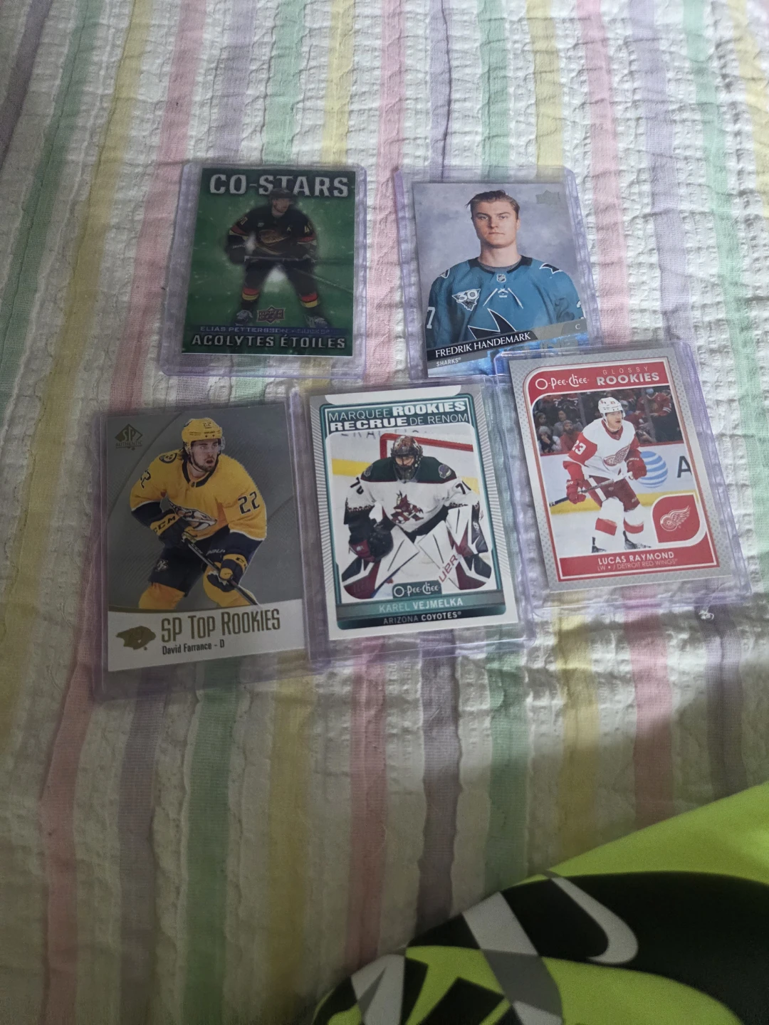 Collection of 5 Hockey Trading Cards
