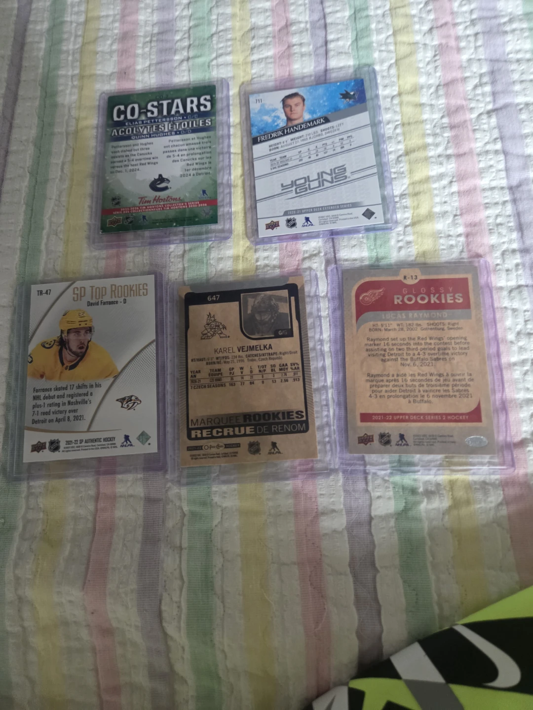 Collection of 5 Hockey Trading Cards - photo 2