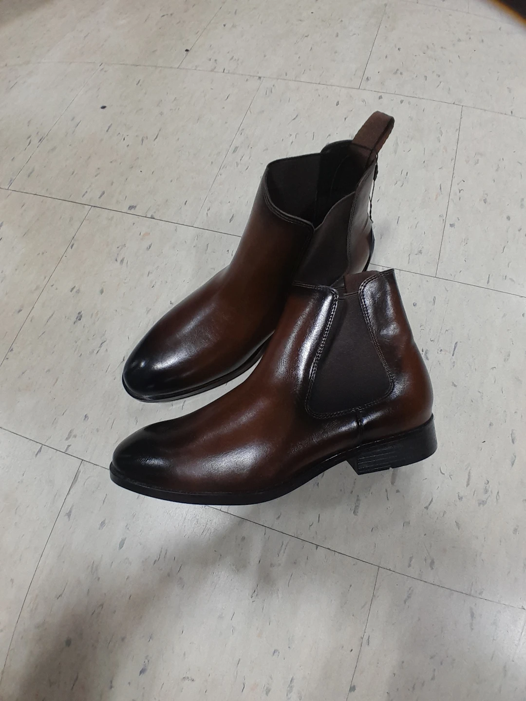 Brown Leather Shoes Original Zara  Size EU 40 or  US/US size 7.5 - photo 2