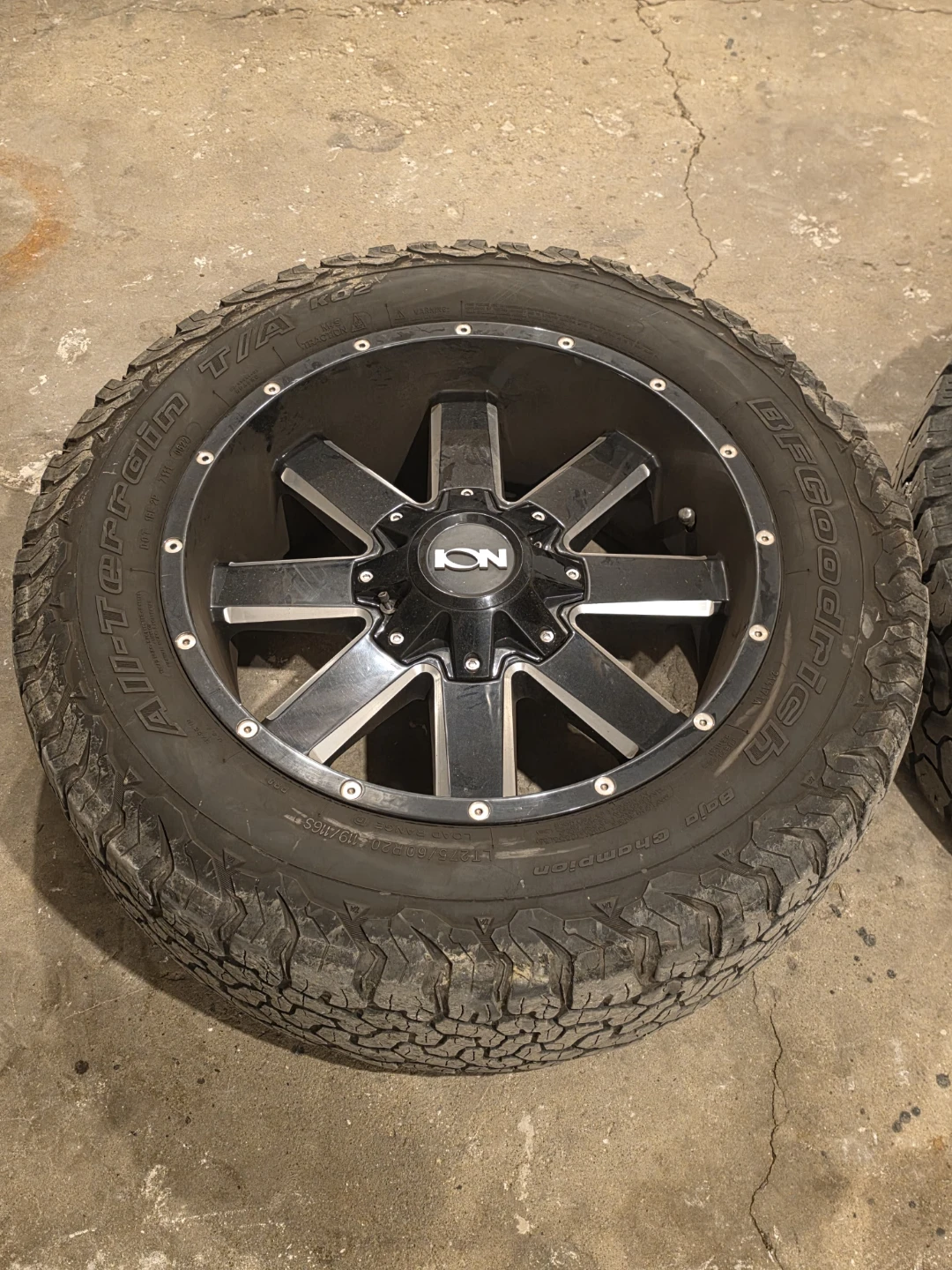20 inch ION rims wheels 5x139.7 5x150 5x5.5 all terrain - photo 3