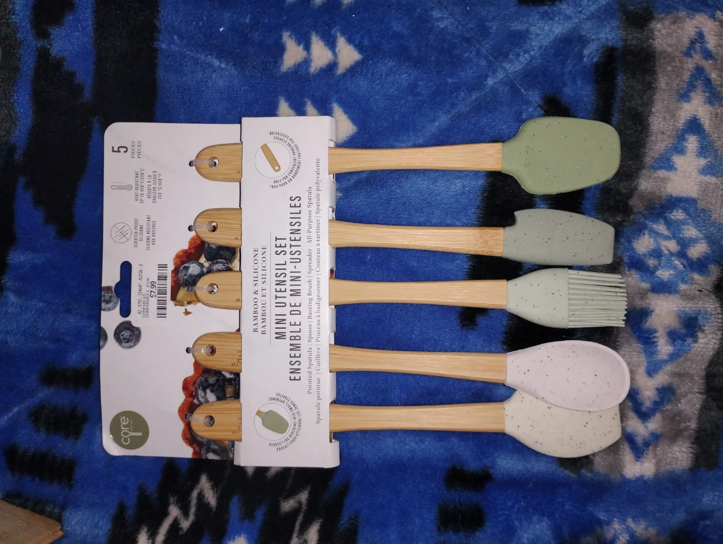 Core Bamboo & Silicone Mini Utensil Set - photo 4