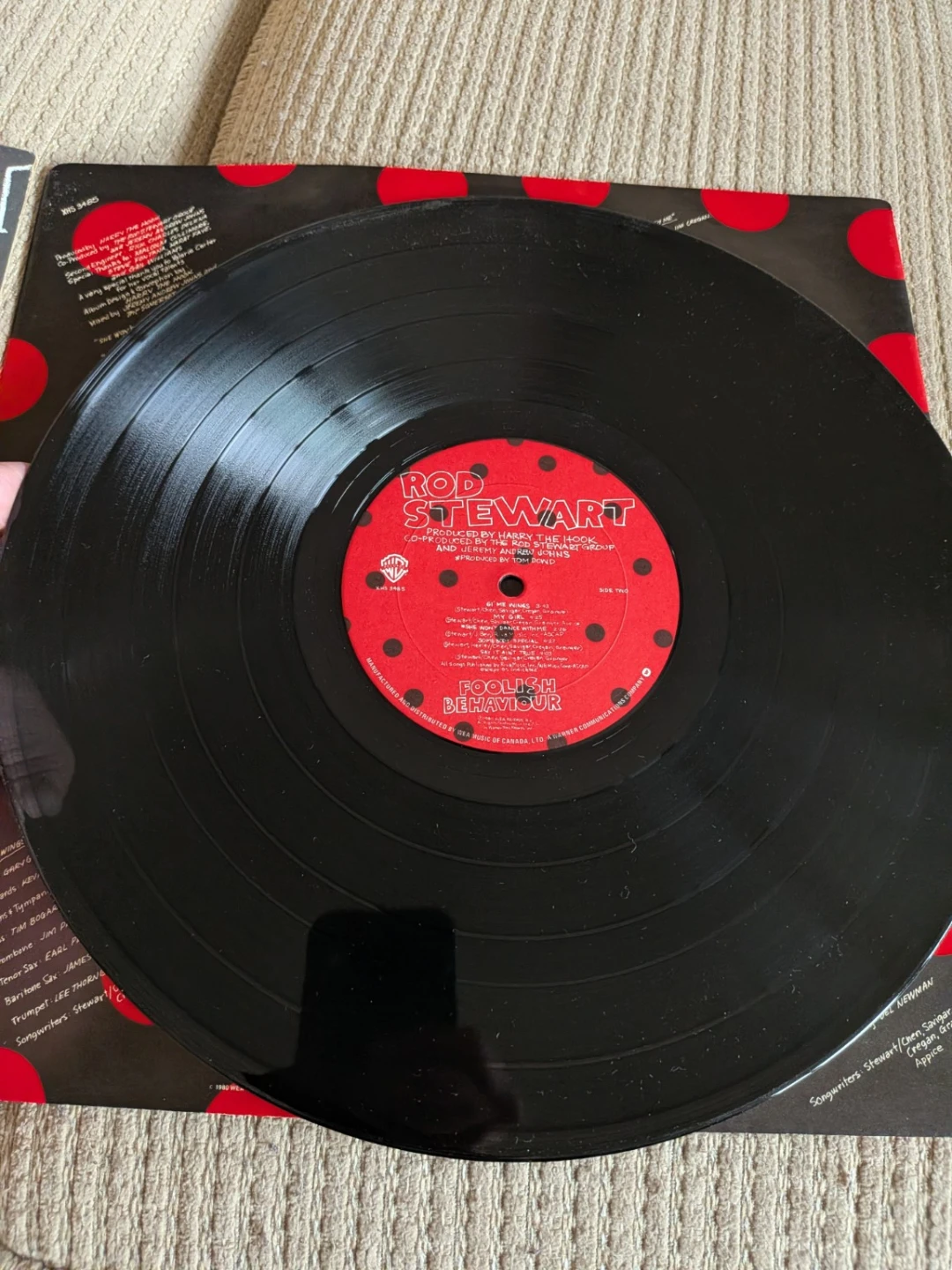 Rod Stewart – Foolish Behaviour Vinyl LP 1980 Canadian Pressing - photo 3