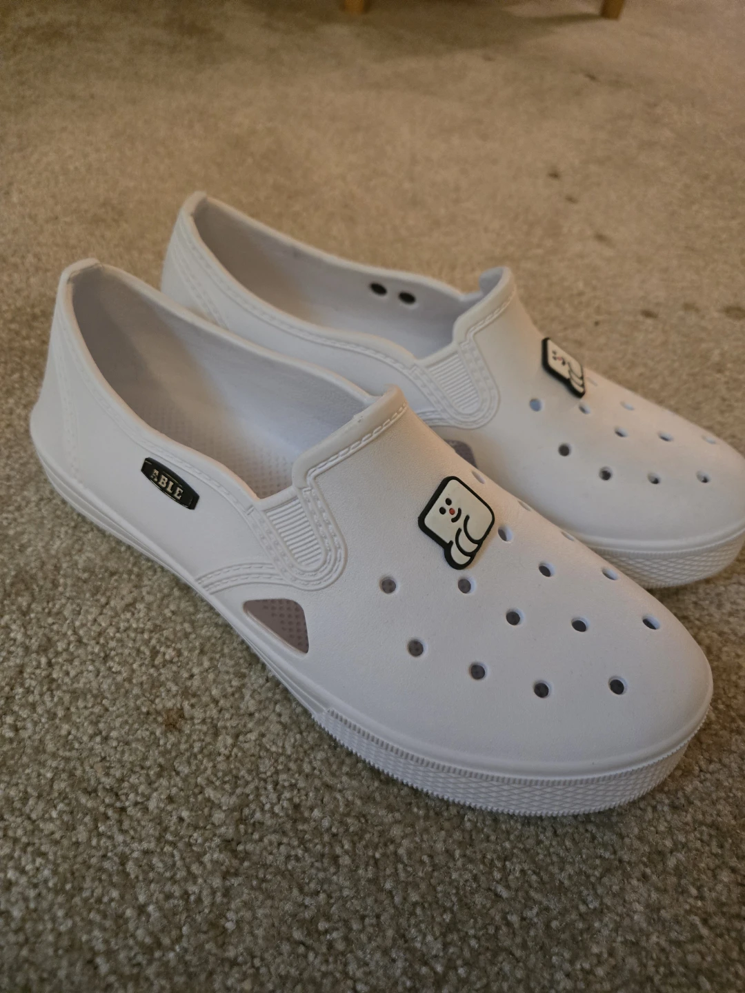 ABLE Tongtongmaru Clogs - White (Size 280) - Worn Once - photo 3