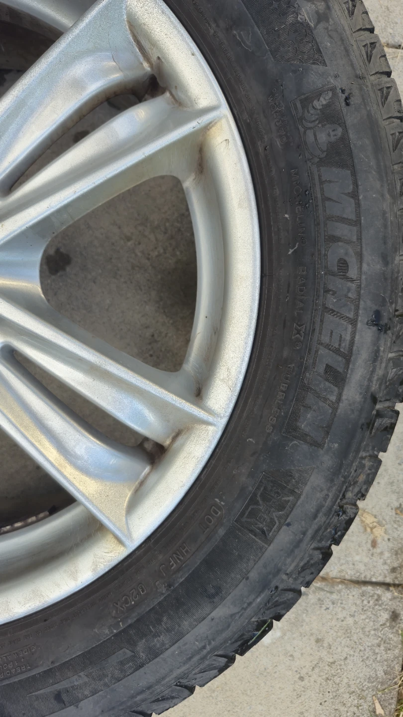 Four Michelin Winter Tire with Rim - photo 2