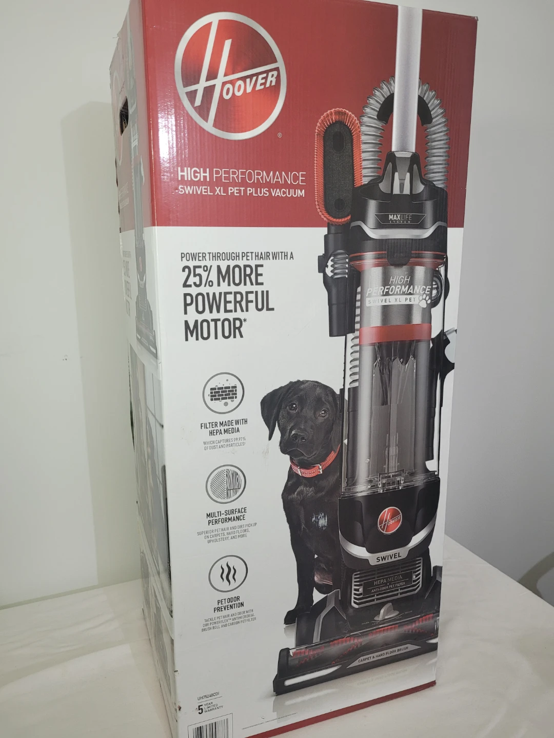 New Hoover Swivel XL Pet Upright Vacuum #23170