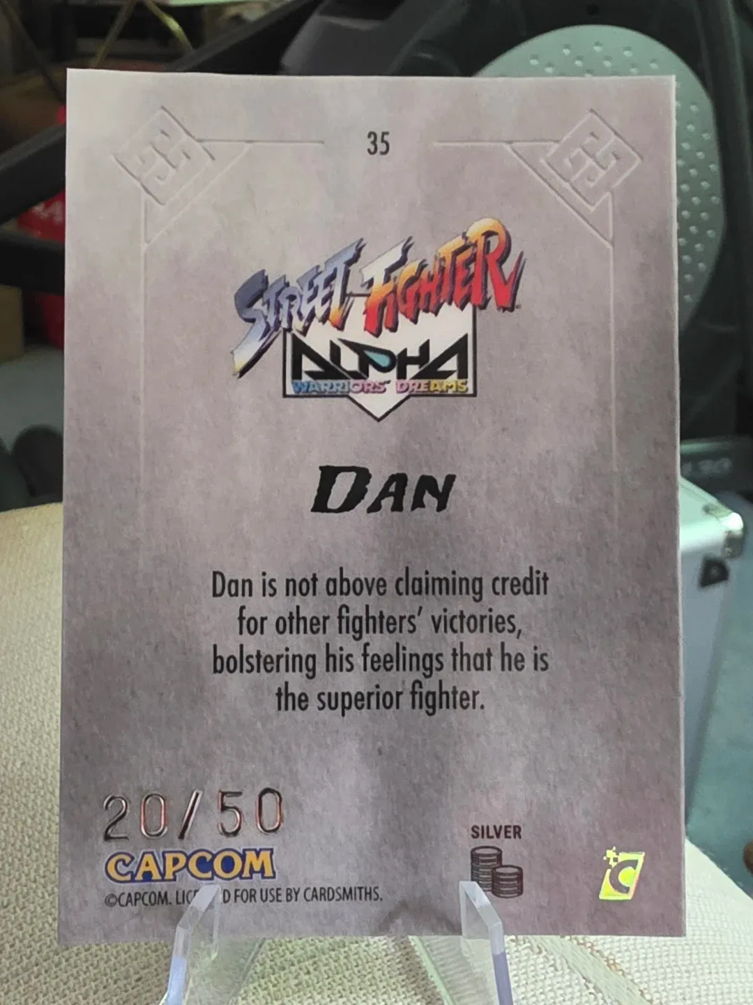 Street Fighter Alpha Dan Trading Card - photo 2