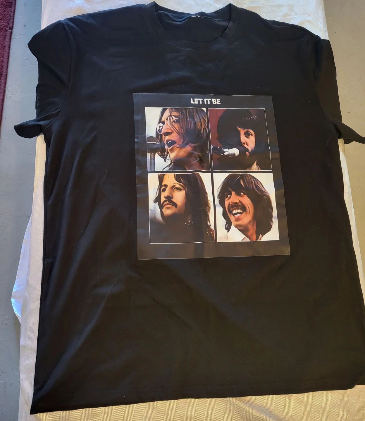 The Beatles Let It Be T-Shirt - New - XL