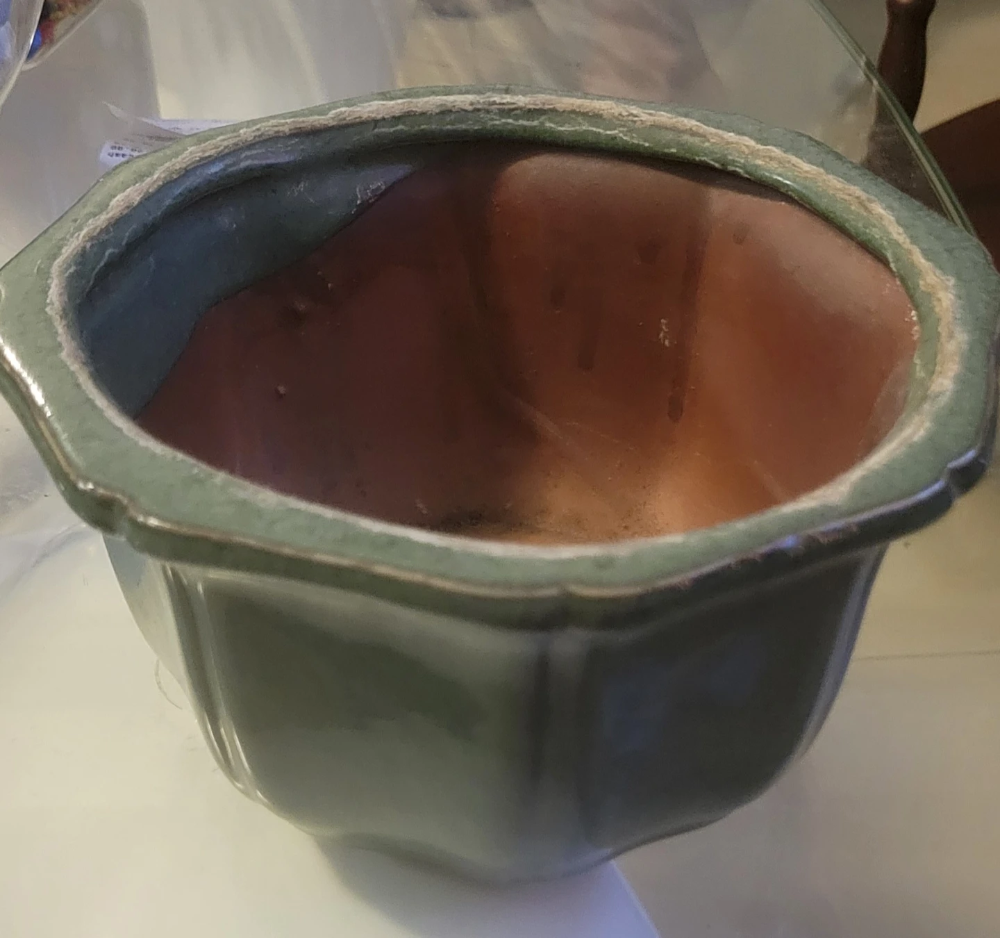 Green Ceramic Planter Pot