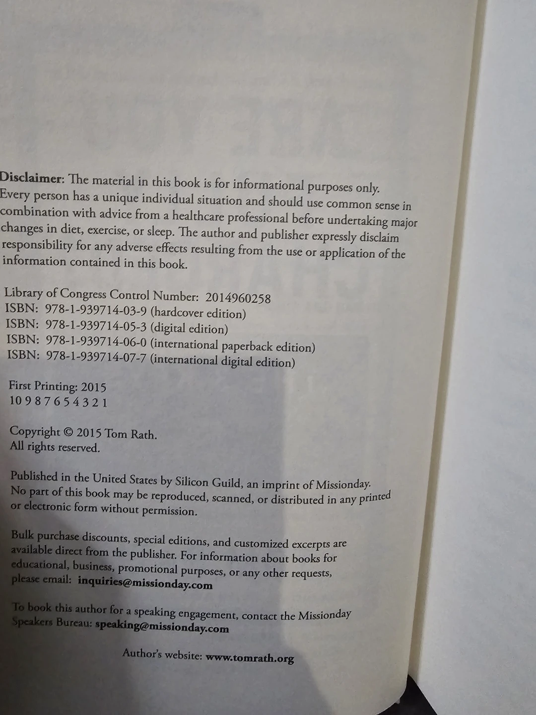 Are You Fully Charged? by Tom Rath Book - photo 2