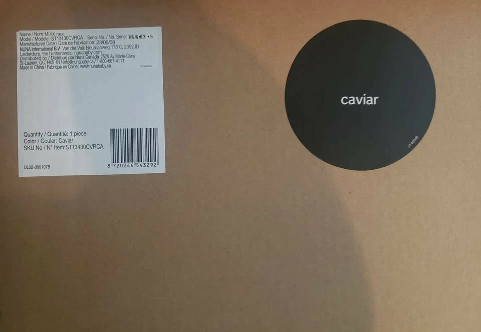 Nuna MIXX Next Stroller, Caviar. New in box. - photo 2