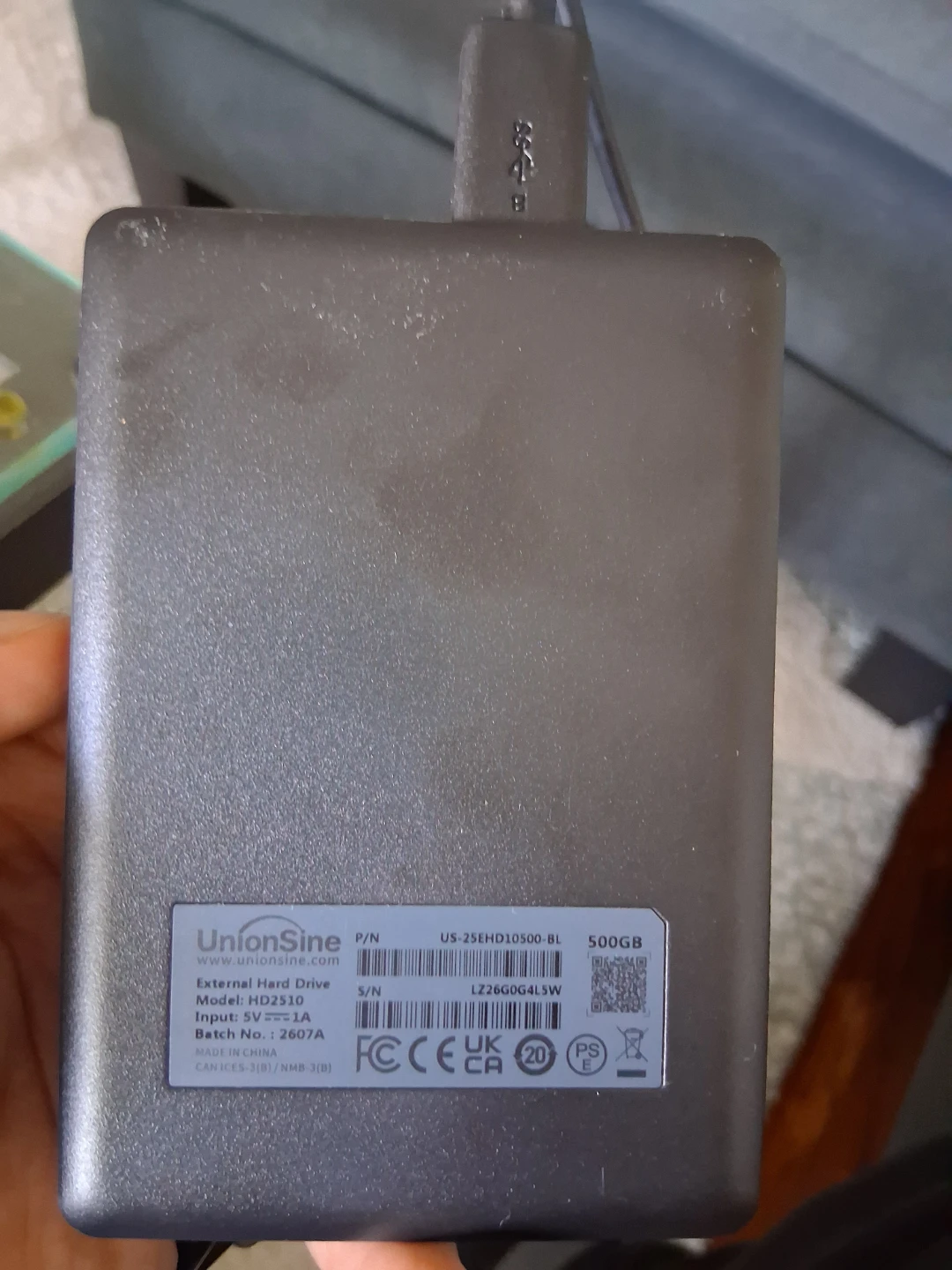 UnionSine 500GB External Hard Drive - photo 3