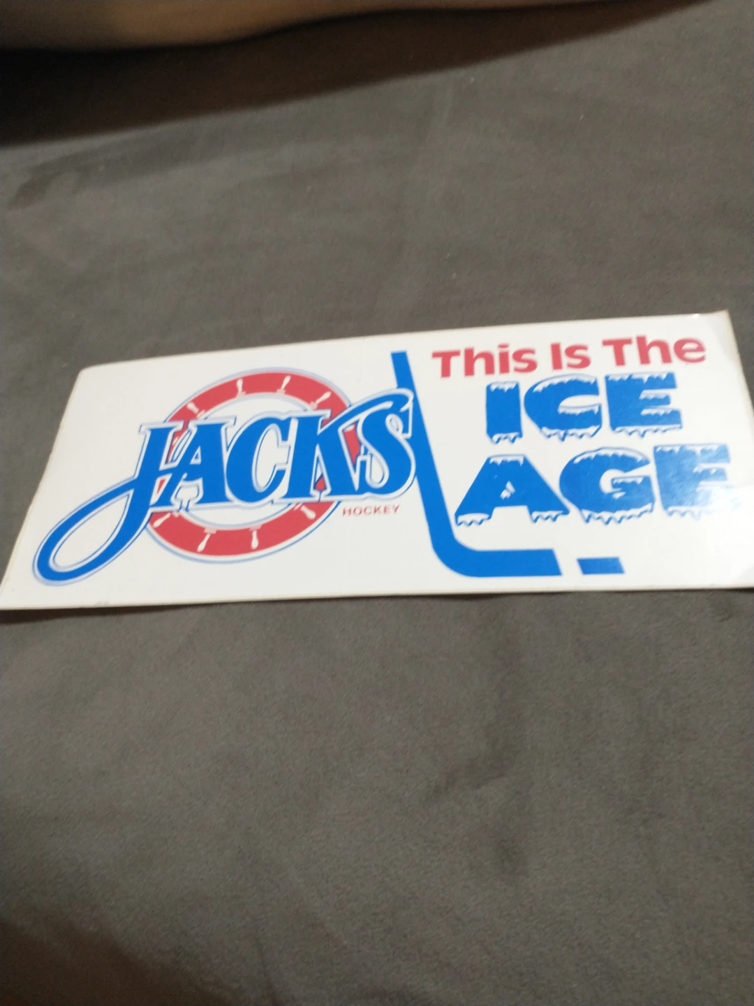 1980s AHL Baltimore Skipjacks 9" Hockey Bumper Sticker - photo 3