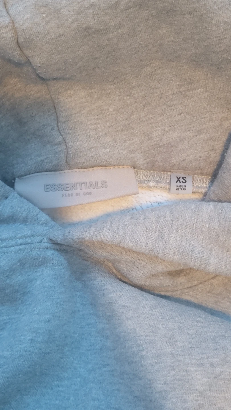 ESSENTIALS Fear of God Grey Hoodie - photo 5