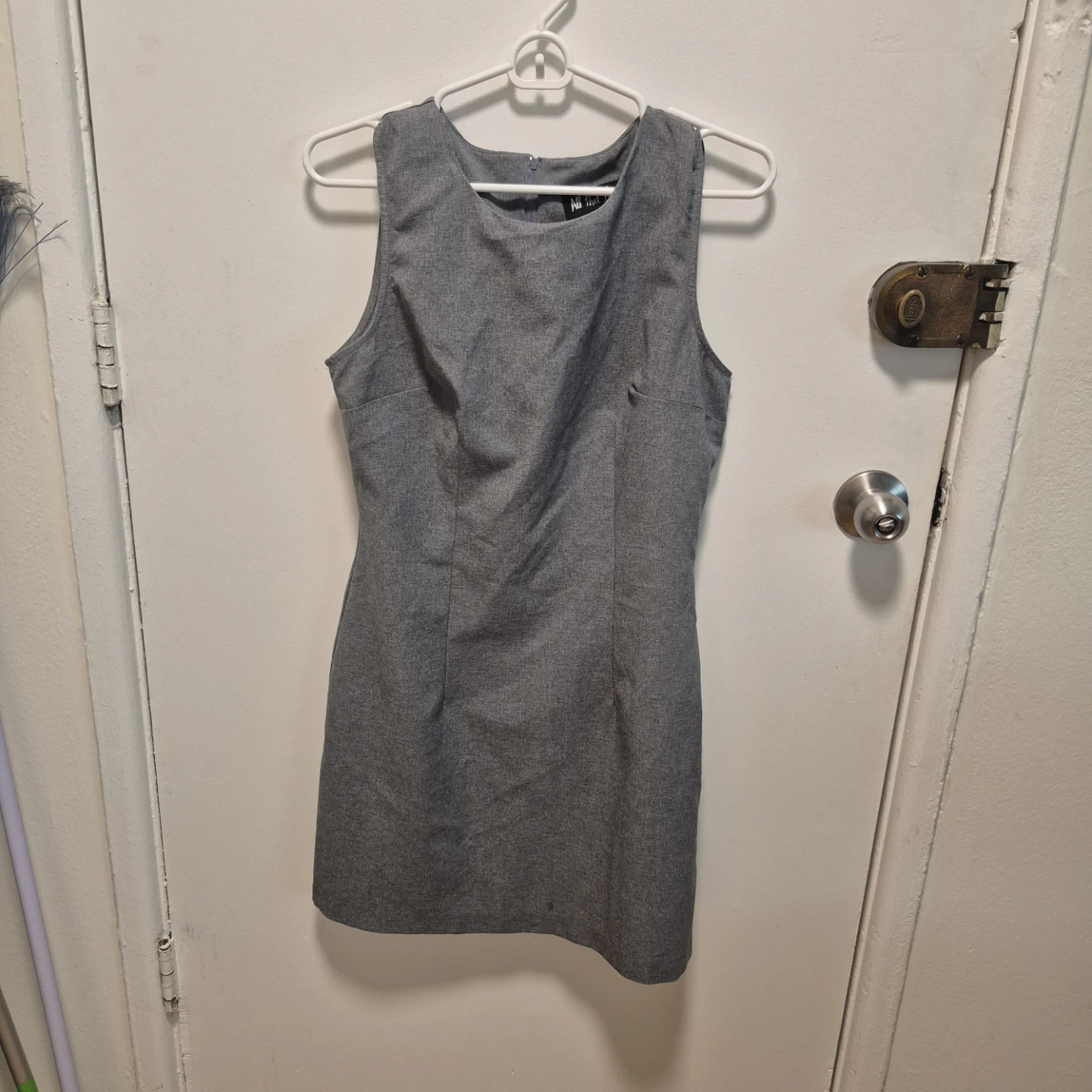 All That Jazz Sleeveless Grey Dress
