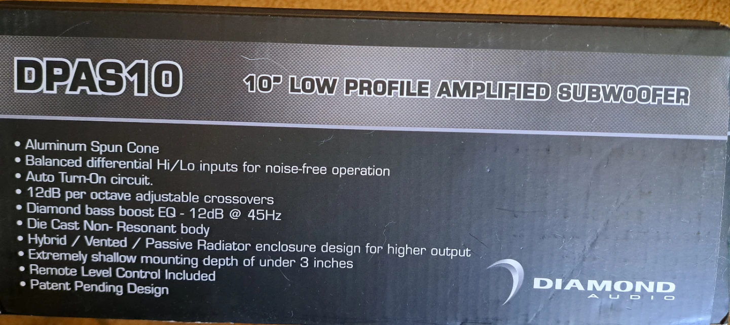Low Profile Amplified Subwoofer - photo 2