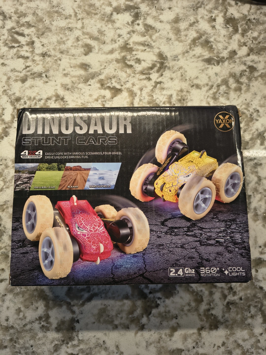 Yaxon Dinosaur Stunt Cars Remote Control Toy - photo 2