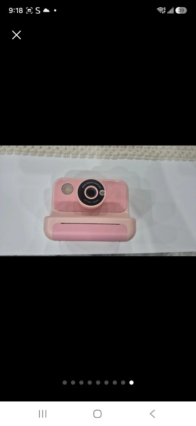 Kids Instant Print Camera in Pink