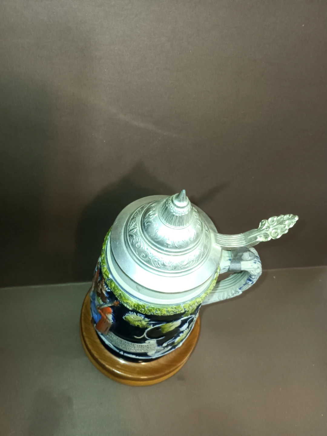 Vintage German Beer Stein with Pewter Lid - photo 5