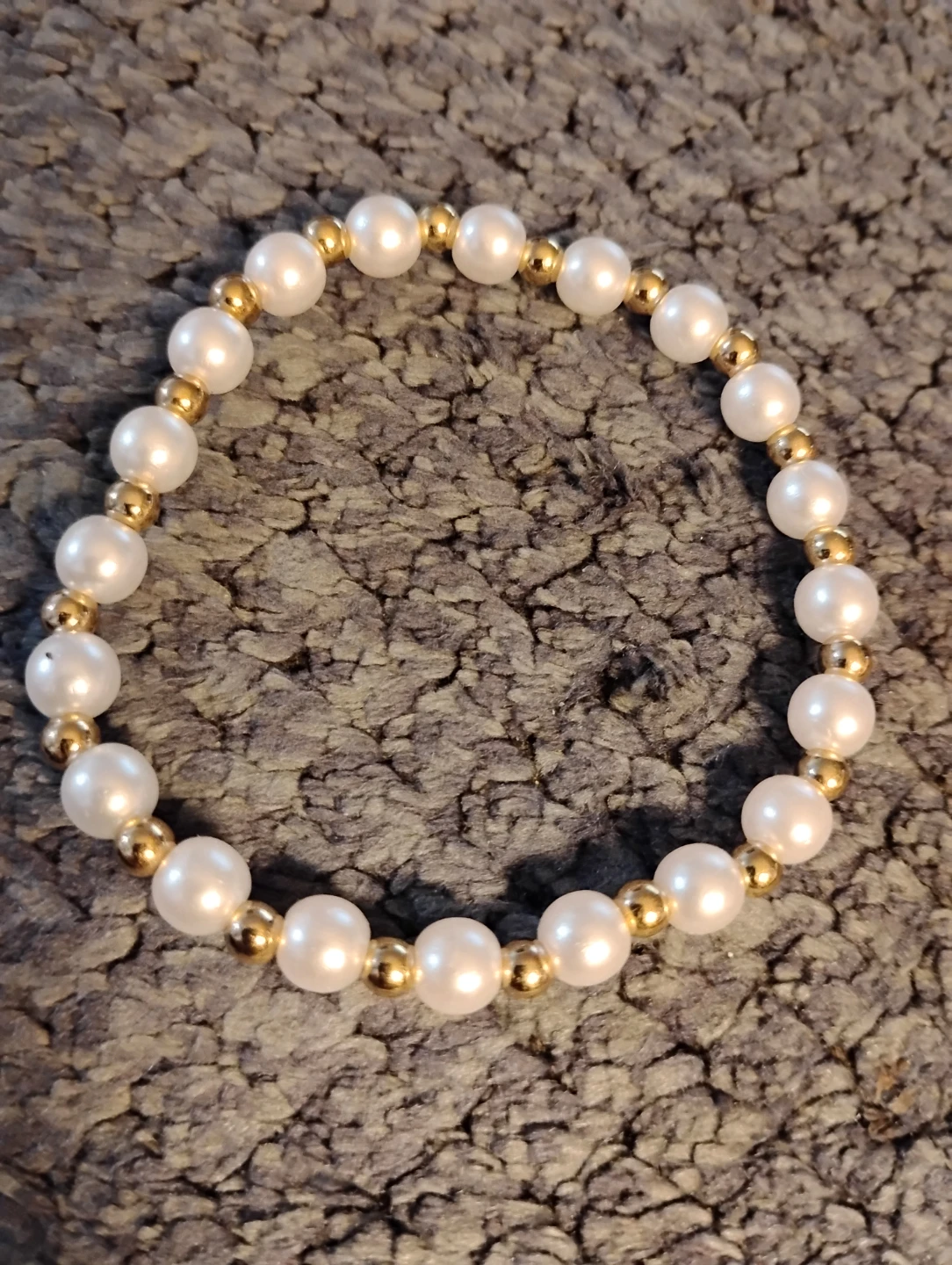 Gold Plated and Pearl Bracelet - photo 2