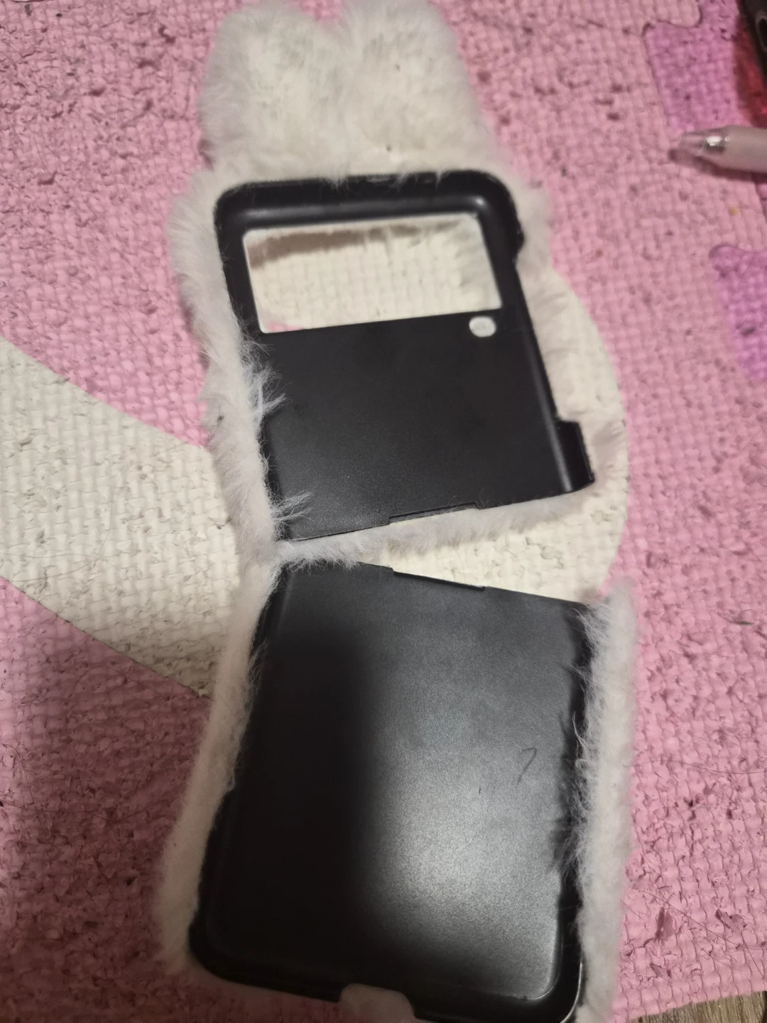 Fuzzy Bunny Phone Case with Charm - photo 2