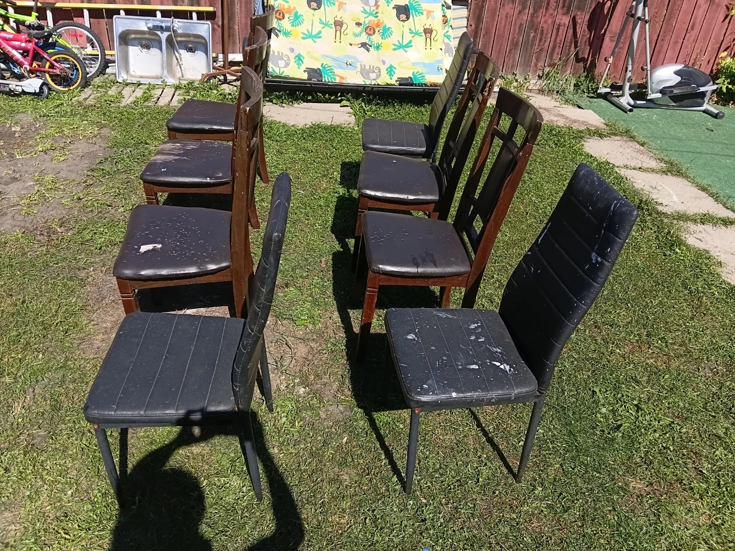 Set of 8 Dining Chairs - photo 3