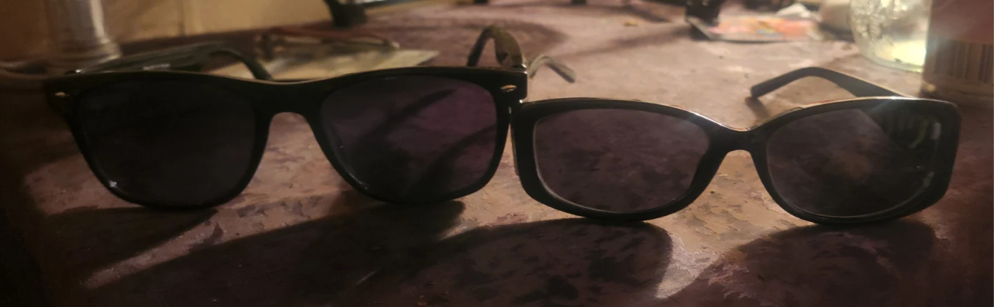 2 sets of blk sunglasses - photo 2